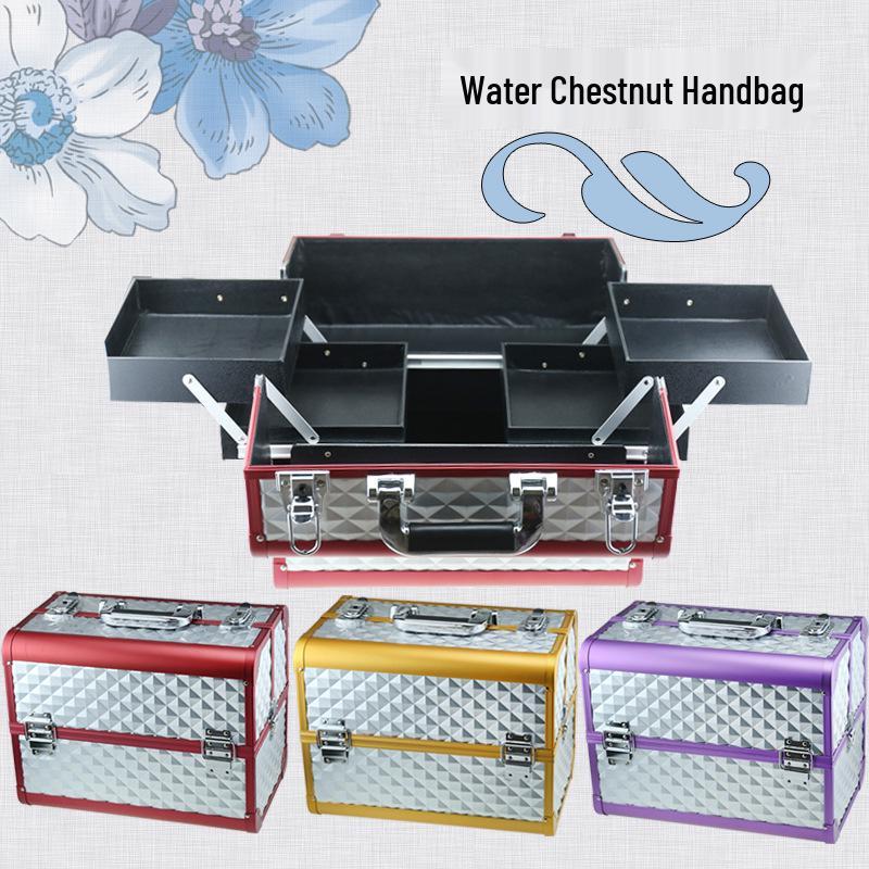 Professional Cosmetic and Manicure Tool Case: Portable Storage for Eyebrow, Eyelash, and Makeup Essentials