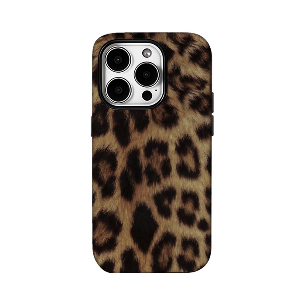 Чехол для телефона с принтом леопарда для IPhone 16 15 14 13 12 11 X XS XR XSMAX 7 8 Pro Max Plus Двухслойная задняя крышка