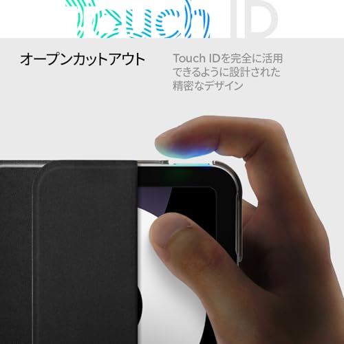 Чехол Spigen для iPad Air 11 дюймов M3/M2 (2025/2024) и iPad Air 10,9 дюйма (2022/2020) - Тонкий, Легкий, с подставкой, Совместим с Apple Pencil, Царап
