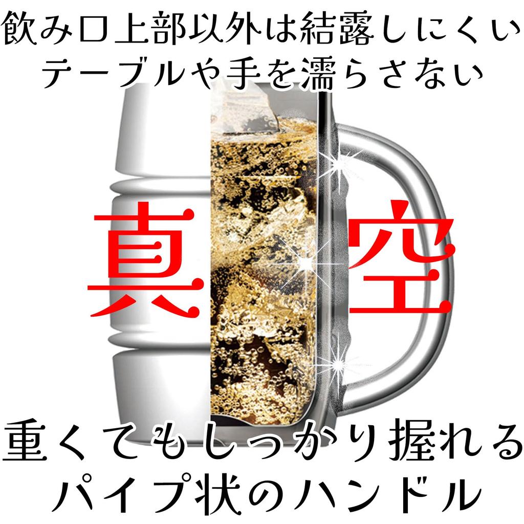 Nagao Mega Mug, 1 Liter, with Lid, Stainless Steel Barrel Shape, Double Vacuum Walled, Highball, Beer, Maximum Stainless Steel Drinkware, 1L