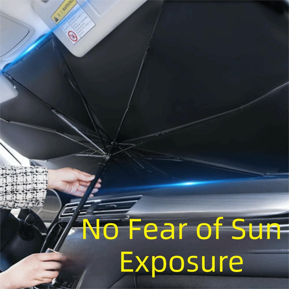 Retractable Car Parasol Thermal Insulation Car Sun Shade Car Umbrella Sunlight Exposure