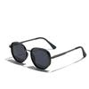 Glasses Material Tac Polarized Sunglasses Men'S Driver'S Glasses Round Semi-Metallic Sunglasses Women