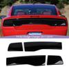 Taillights Covers Rear Lamp Housing ABS Tail Light Decoration For Dodge Charger 2011-2014 Exterior Accessoriess (Smoked Black)