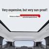 Непрозрачная статическая солнцезащитная шторка для Hyundai Santa Fe 13-18: Теплоизоляция, Защита от солнца, Блокировка приватности