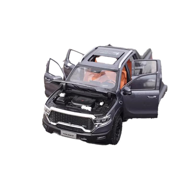 1: 18 оригинальных внедорожных пикапов FOTON TUNLAND V, сплав, имитация, коллекция моделей автомобилей, подарок, игрушка