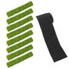 8 Miniature Shrub Strips, Static Shrub Plants Model + 1 Road Tape (5*60cm), Static Landscape Model, Artificial Plants, Building Model, Miniature Garde