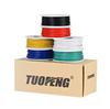 Набор проводов TUOFENG 22 AWG из ПВХ - Катушка 9 метров, 6 цветов - Многожильный провод калибра 22 - Набор крючковой проволоки из луженой меди для DIY