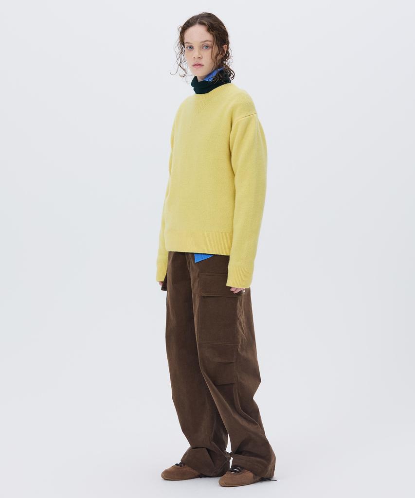 NOHANT Essential Cashmere Knit Sweater Lime