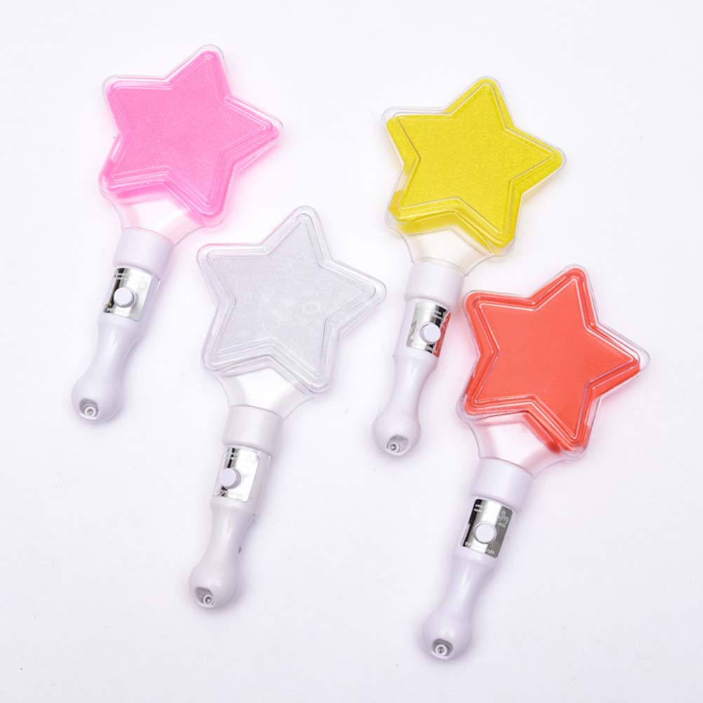 2 шт. Красивая Звезда Декор Светящаяся палочка Игрушка Флуоресцентная палочка Креативная светящаяся палочка для бара