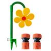Танцующий цветочный разбрызгиватель для собак Разбрызгиватель для газона Crazy Flower с шипами Инструмент для полива сада Украшения для полива двора