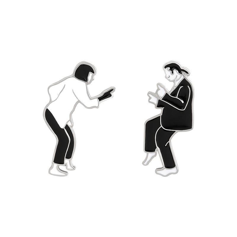 Модная и милая брошь, значок с изображением персонажа мультфильма, подвеска на сумку для одежды