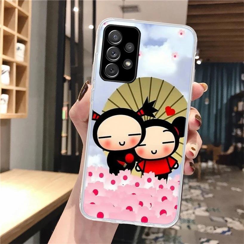 Милый мультяшный чехол Pucca Garu для Samsung Galaxy A52 A42 A32 A12 A22 A51 A50S A30S A20S A10S A71 A41 A31 A21S A40 A20E