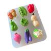 Food Grade Silicone Fruit Vegetable Resin Mold Crafting Supplies for Jewelry Soap Candle Making with Detachable Design