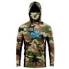 Mens Quick-Dry Hooded Sun Protection Fishing Cycling Jersey Breathable Long Sleeve Outdoor Sportswear