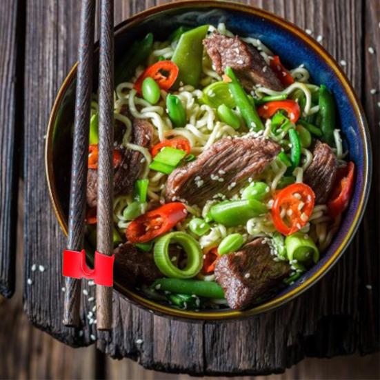 Reusable Chopsticks Helpers Training Aid Easy To Install Adjustable Non-Slip Chopstick Hinges Connector for Kids