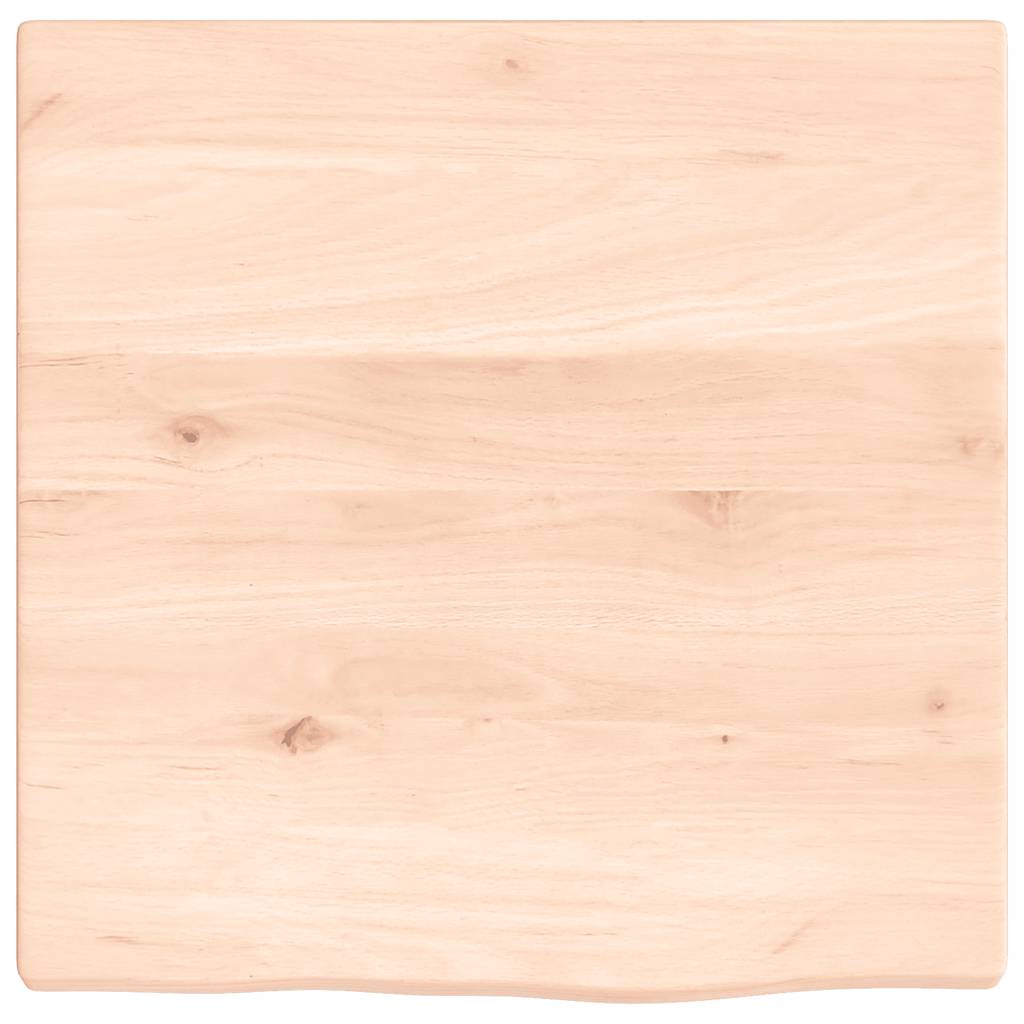 Wall Shelf 40x40x2 cm Solid Oak Wood Untreated