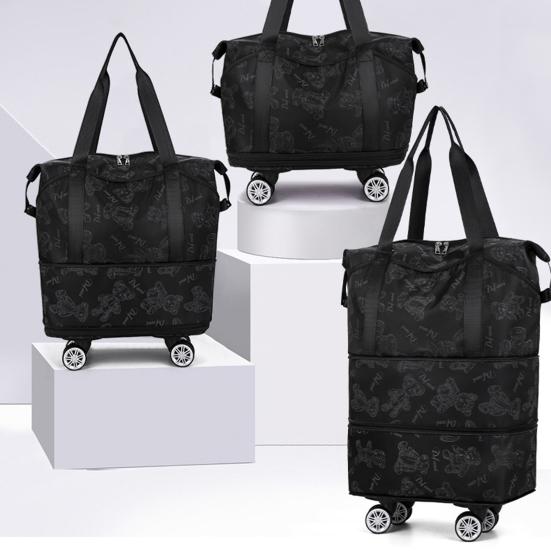 Водонепроницаемая дорожная сумка на колесах, большая вместимость, прочная, легкая в использовании, универсальная, расширяемая, чемоданная сумка для багажа
