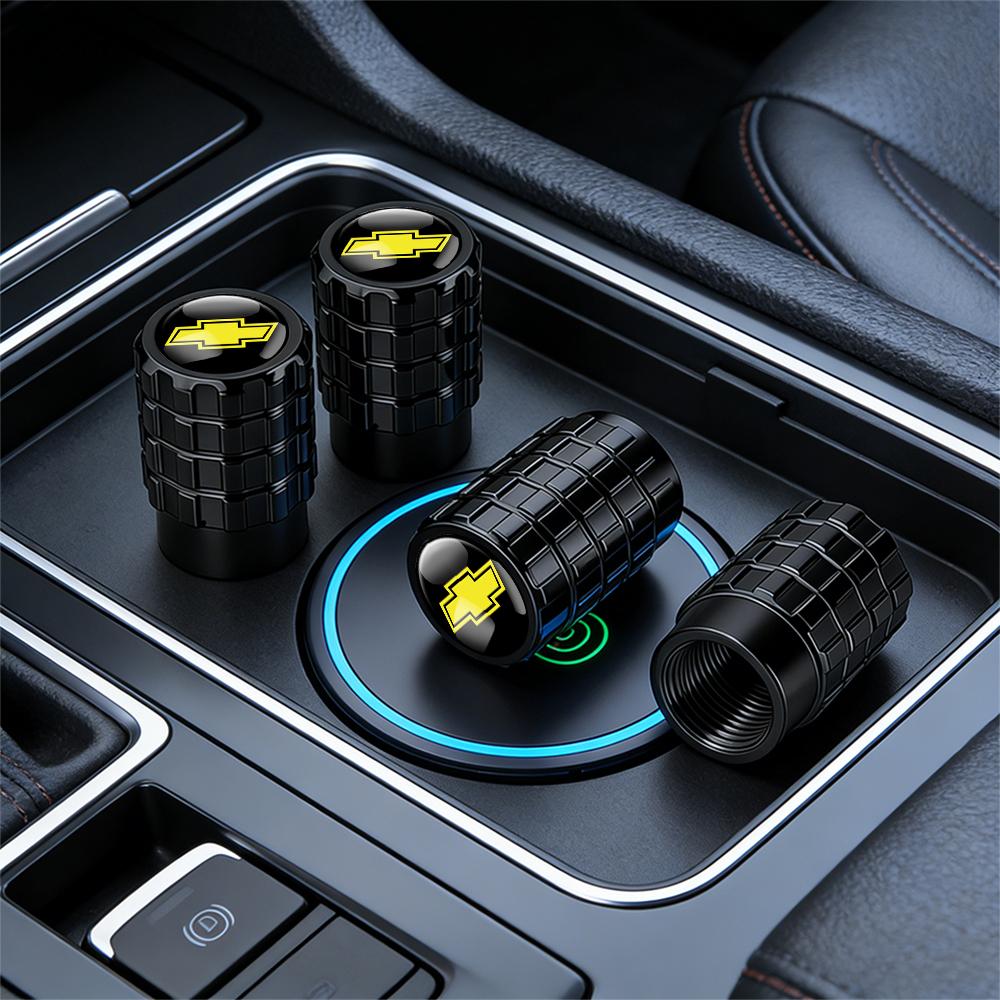 Для Chevrolet Trax Cruze Spark Captiva Aveo Equinox Impala Sail SS Orlando Металлические Колпачки на Ниппель Колеса Автомобиля Аксессуары