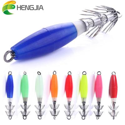 HENGJIA 5 шт., кальмар, джиг-воблер, бионический окунь, щука, форель, приманка для рыбалки, аксессуары для искусственной приманки