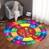 Детские круглые обучающие коврики с рисунком слона, ковер для детей, школьный, обучающий ковер, круглый коврик для игровой комнаты