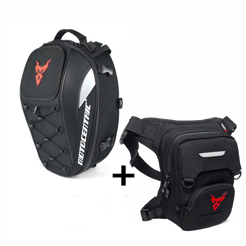 Мотоциклетный рюкзак Motocentric с высокой вместимостью 37 л, многофункциональная задняя сумка для мотоцикла, повседневная боковая сумка с заниженной талией