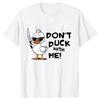 Summer Men's Fashion T-shirts Duck with Knife Print Men Casual Tee Shirts Short Sleeve Round Neck Tops Harajuku Streetwear