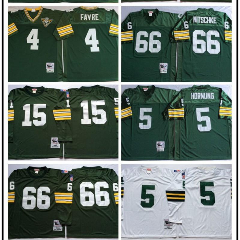 Green Bay Packers NFL Retro Jersey Men Women Cotton Sports Fan Apparel Team Uniform 92 5 15 66 MN