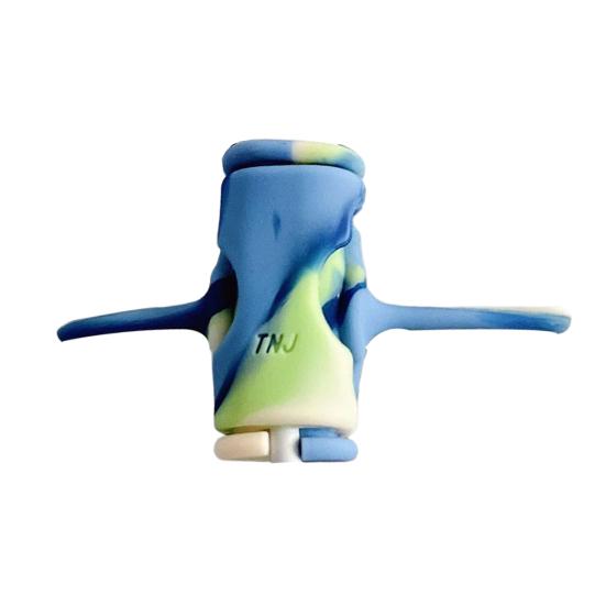 Защитный чехол для кабеля зарядного устройства с мультяшным рисунком Силиконовый противовзломный дизайн Износостойкий протектор кабелей для передачи данных