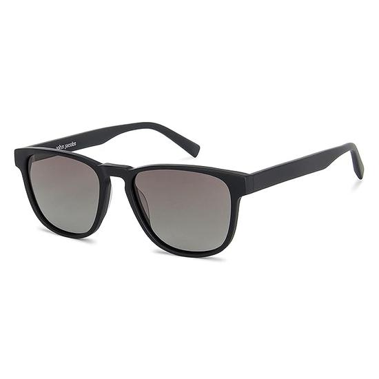 John Jacobs Browline Polarized & Uv Protected Round Sunglasses For Men & Women - Jj S13088,Large