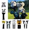 Novelty Animal Golf Driver Headcover Golfing Club Head Cover Fairway Wood Headcover Golfing Club Protective Accessories