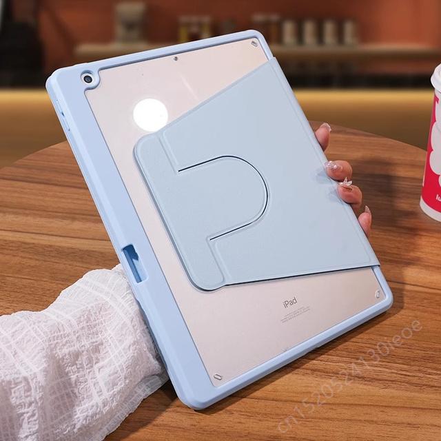 7-й 8-й 102 Для iPad 9-го чехол iPad 10-го поколения Поворотная обложка Для iPad Pro 129" 13" Air 11" 2024 2 3 4 5 97 5-го 6-го Funda