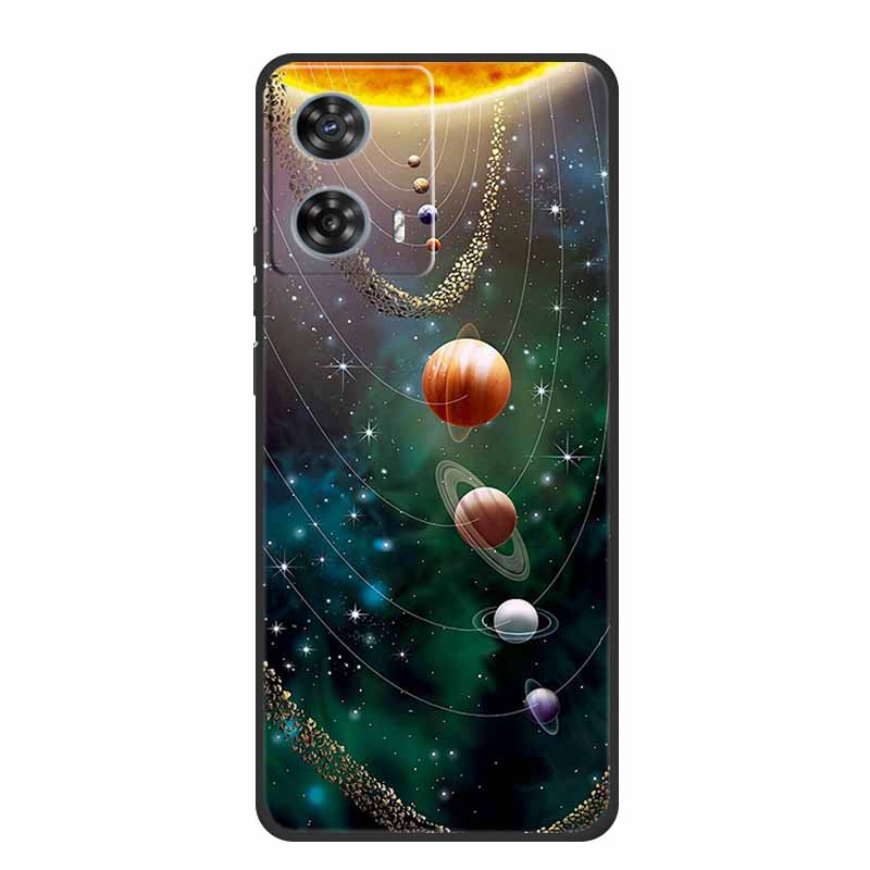 Phone Case For Moto Edge 50 Fusion Back Cover Case Shockproof Black Silicone Soft Funda For Motorola Edge 50 Fusion Case 6.7"