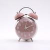 Soft Night Light Twin Bell Clock 4 Inch Size Mechanical Clock Decoration Desk Alarm Clock  Bedroom
