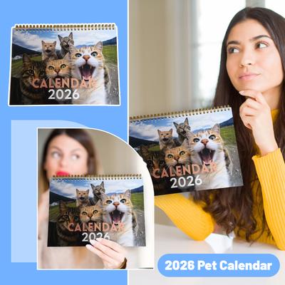 2026 Настенный календарь Настольный календарь Коллекция Календарь с питомцами