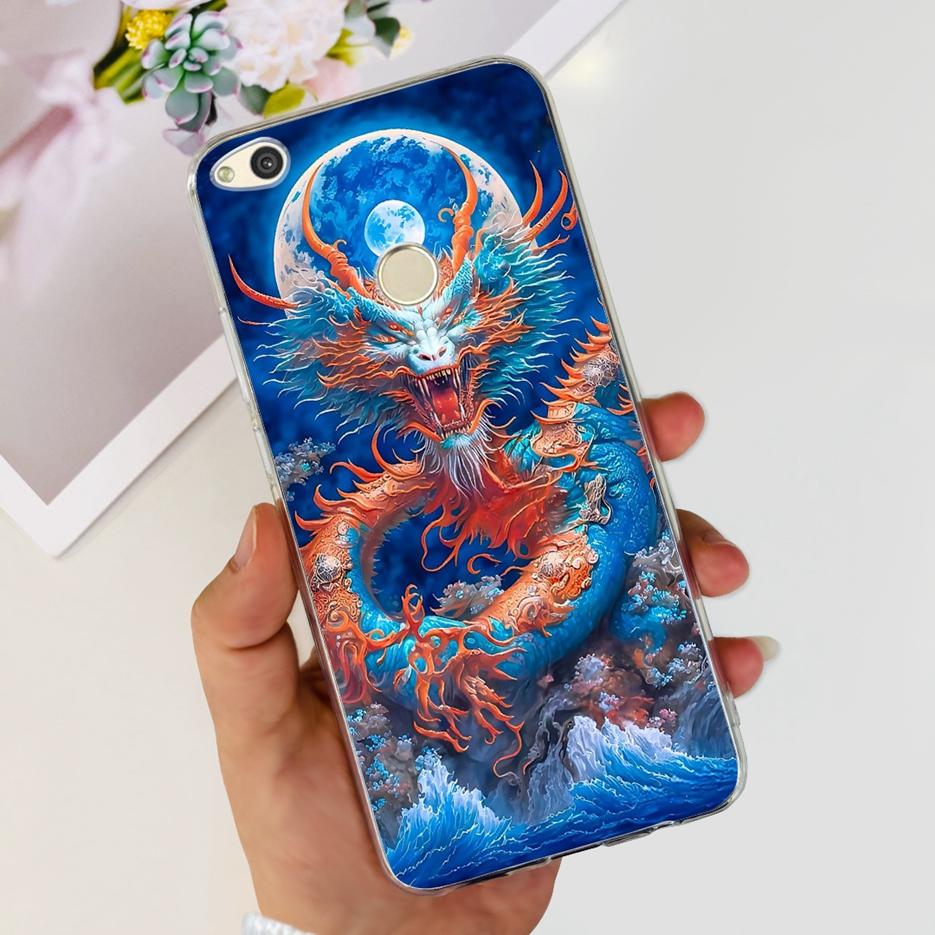 Чехол для Huawei P8 Lite 2017 Honor 8 Lite Роскошный Рисованный Чехол Прозрачный Силиконовый Мягкий ТПУ Чехол для Телефона Для Huawei GR3 2017 Задняя Крышка