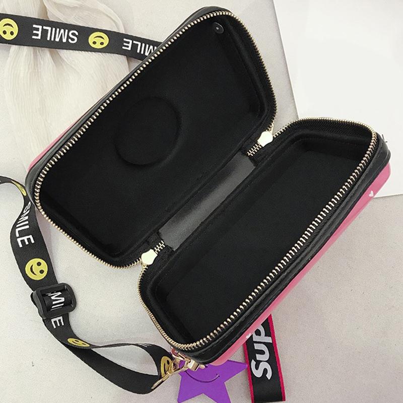 SCIONE Мини Сумка Через Плечо для Камеры 2025 Новая ПУ Расписная Милая Девичья Сумка Модная Личность Джокер Сумка Кроссбоди