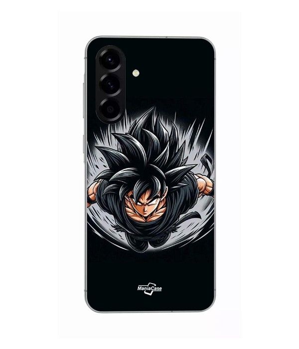 Coque - Maniacase - Samsung Galaxy A36 - Silicone - Noir - Dragon Ball Black Goku