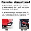 82215842AC 82215842AD 82215842AE Retractable Bumper Truck Tailgate Step Rear Bedstep Black For 2019-2021 Dodge Ram 2500 3500