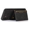 For Samsung Galaxy S25+/S24+ Phone Case Tri-Fold Wallet Kickstand PU Leather+TPU Back Cover