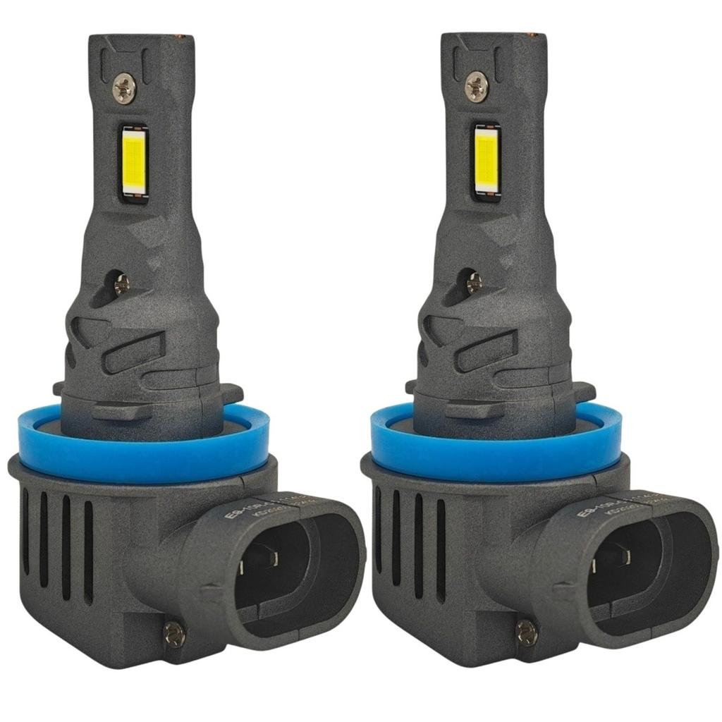 2 Pcs H8 LED Bulbs 9V-32V CANBUS CSP 8000lm Strong White Off-Road