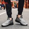 YRZL Men Casual Sport Shoes Lightweight Black Breathable Mesh Running Shoes Comfortable Athletic Jogging Tennis Sneakers