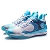 Li Ning Cushioning Rebound Low top Basketball Shoes Men's Blue White ABAQ061-1