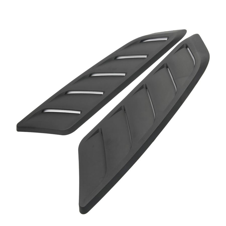 2 шт. Универсальный 19,88" АБС-пластик Автомобильный воздухозаборник Ковш Вентиляционное отверстие капота Передний