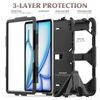 For iPad Air 11 (2025)/(2024) Case with Built-In Screen Protector Kickstand PC+Silicone Tablet Cover