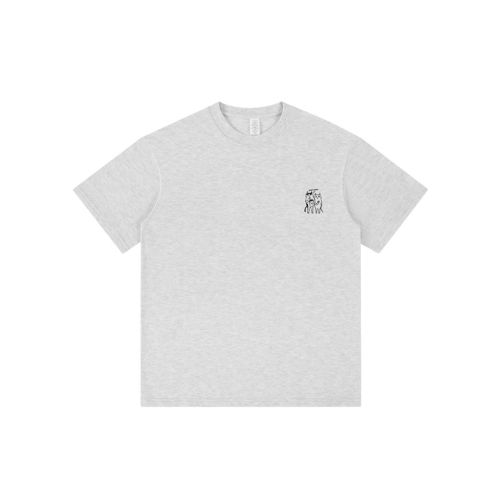 Unisex Cotton Round Neck Short Sleeve T-Shirt: Versatile Loose Fit for Summer