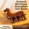 Zodiac Horse Scalp Point Massage Brush Coarse Tooth Body Meridian Massage Comb  Health Maintenance