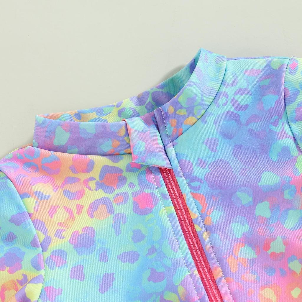 Детские купальники для маленьких девочек, комбинезон с длинными рукавами и принтом рыбьей чешуи, купальники, пляжная одежда, купальные костюмы