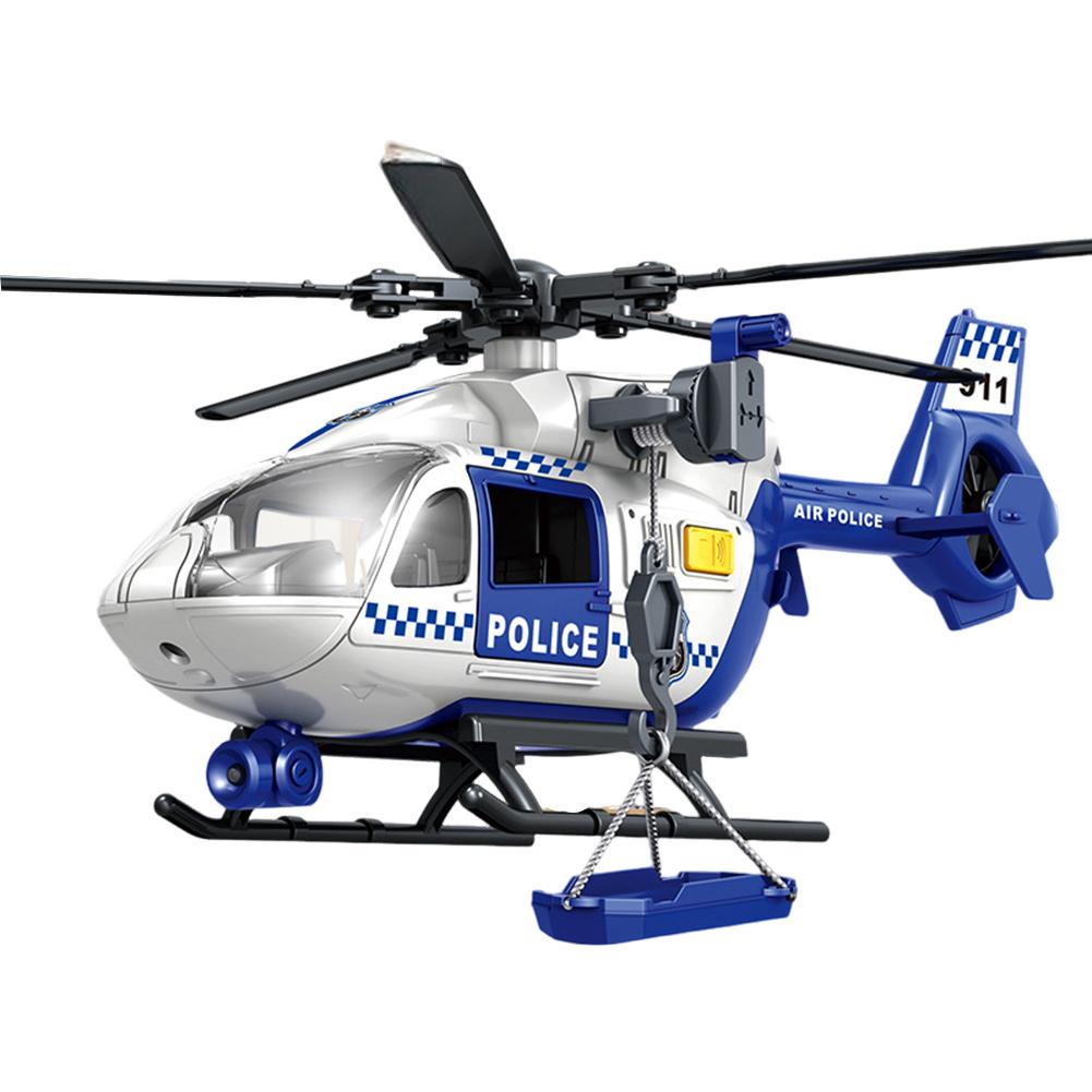 Helicopter Model Toy For 4-6 Years Old Kids High Simulation Fire Fighter Helicopter Airplane Sound And Light Model Toy For Boys Girls