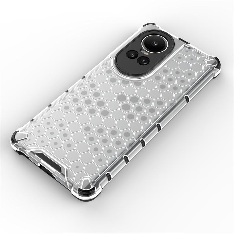 Для OPPO Reno 10 5G чехол роскошный бронированный гибридный силиконовый чехол для телефона OPPO Reno10 CPH2531 6.7" прозрачная противоударная задняя крышка