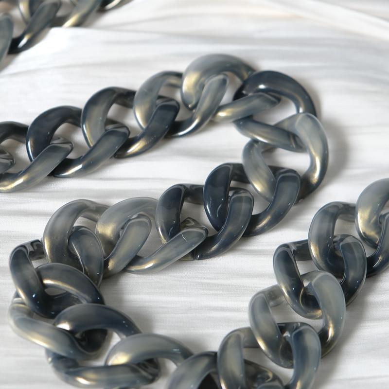 Новый милый аксессуар-цепочка для телефона, съемные детали, блестки, через плечо, смола, роскошный шейный ремешок, чехол для телефона, цепочки, акриловый ремешок на плечо, подвесная цепочка